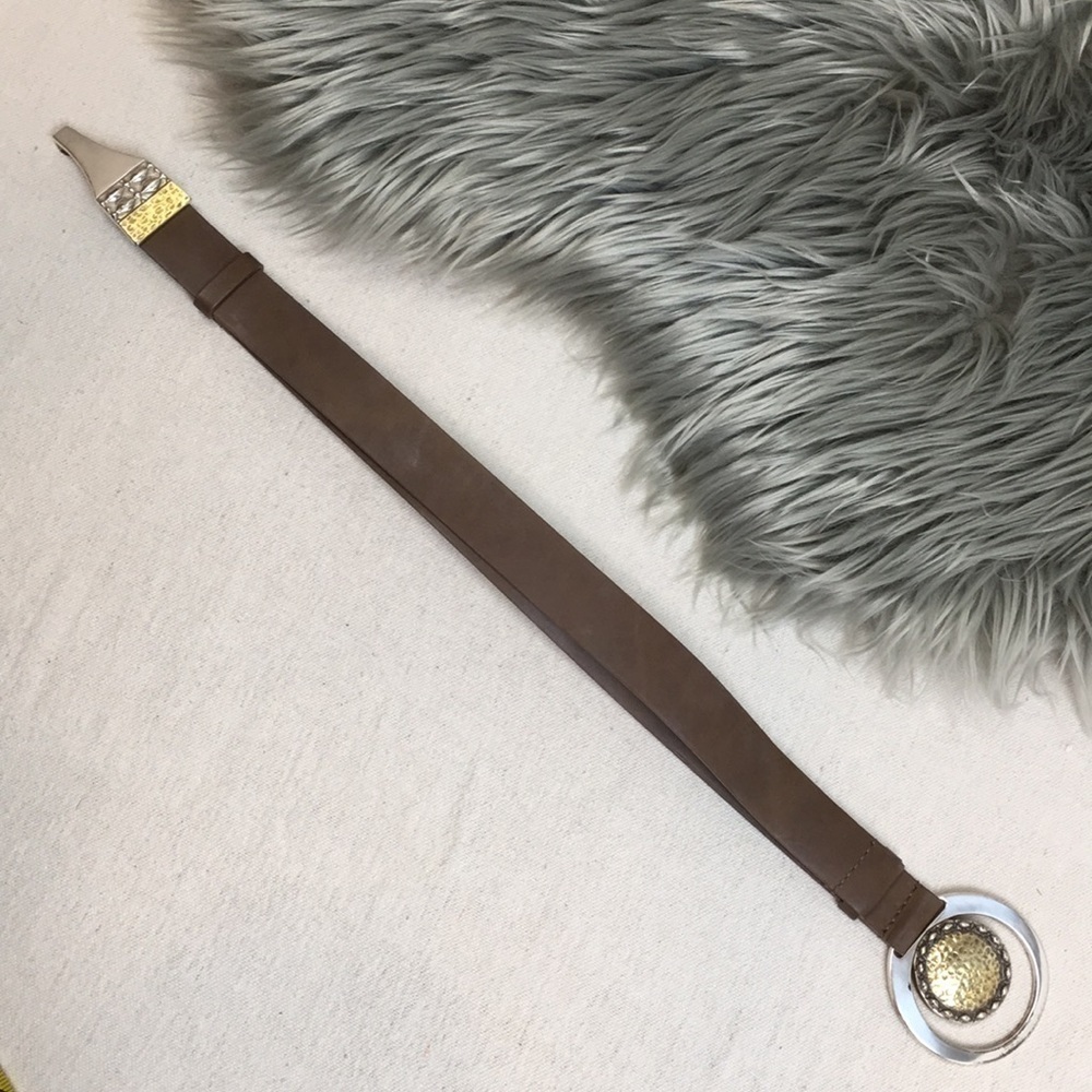 Chico’s Adjustable Leather Belt S